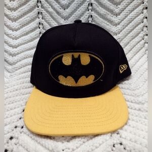 🦇 Host Pick 🦇 New ERA Batman Snapback Hat Embroidered  DC Comics Adjustable